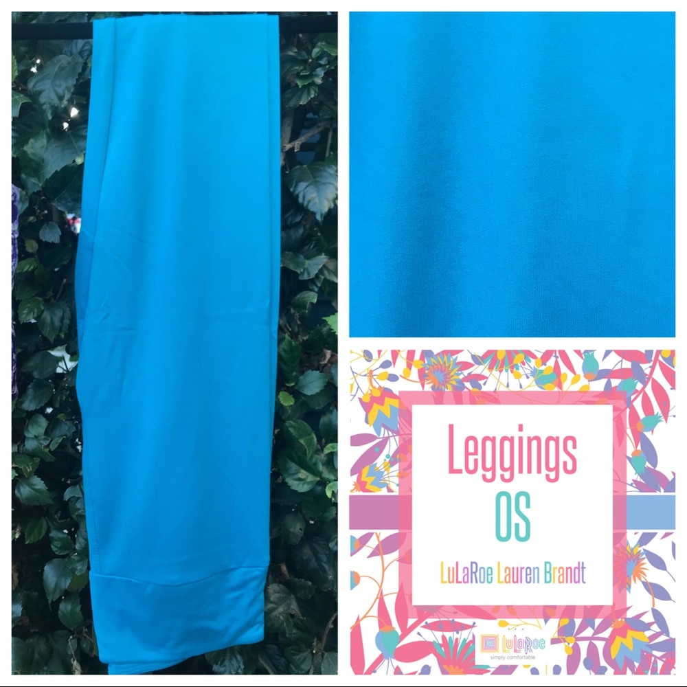 NEW LULAROE OS Solid Teal Blue Leggings